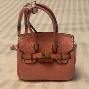 Pink Birkin Mini Handbag Bag Charm